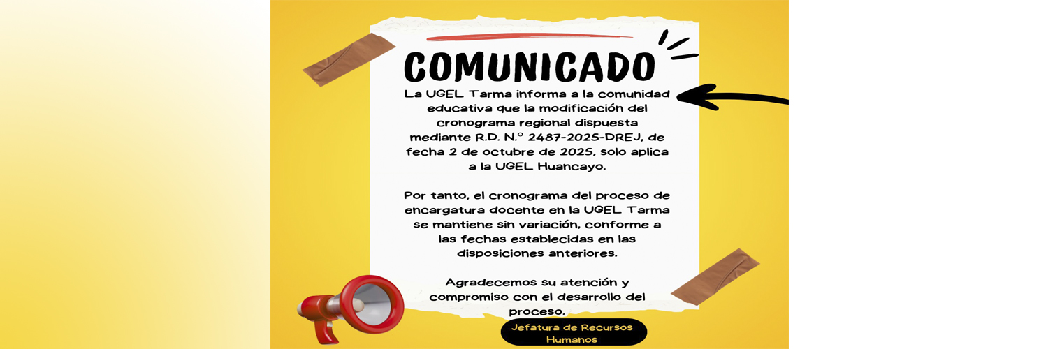 COMUNICADO
